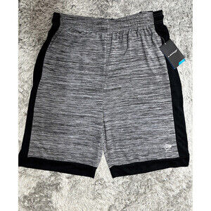 Men's Dunlop Sport Jogger Drawstring Waist Side Pocket Sweat Shorts In Gray XL